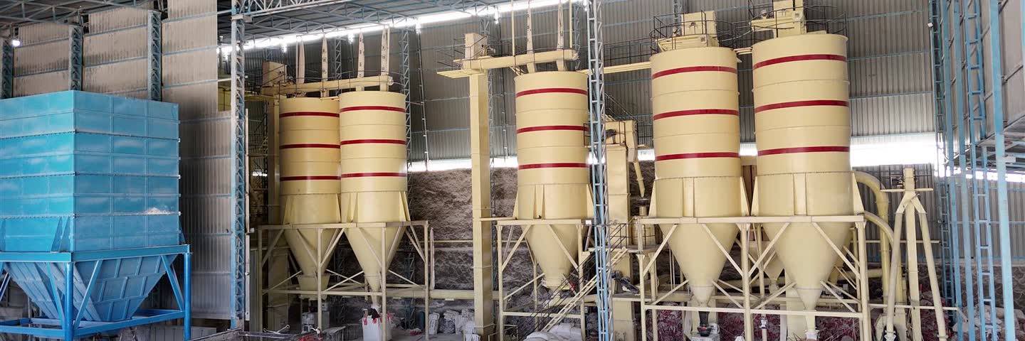 Inside the Shreenath Metchem lime plant near Jodhpur, Rajasthan